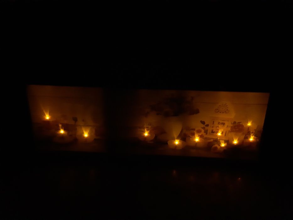 Quadro decorativo iluminado