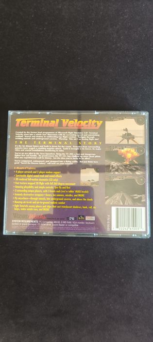 Jogo PC CD-ROM - Terminal Velocity: Shareware Edition (WizardWorks / 3D Realms)