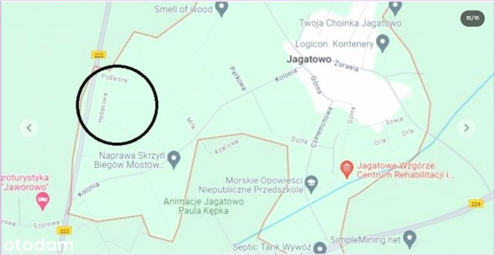 Działka 974,98 m² pod dom jednorodzinny – media – Jagatowo bli. Gdańska - Więcej