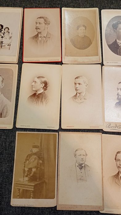 Stare zdjęcia do 1900 r. 22 szt.
