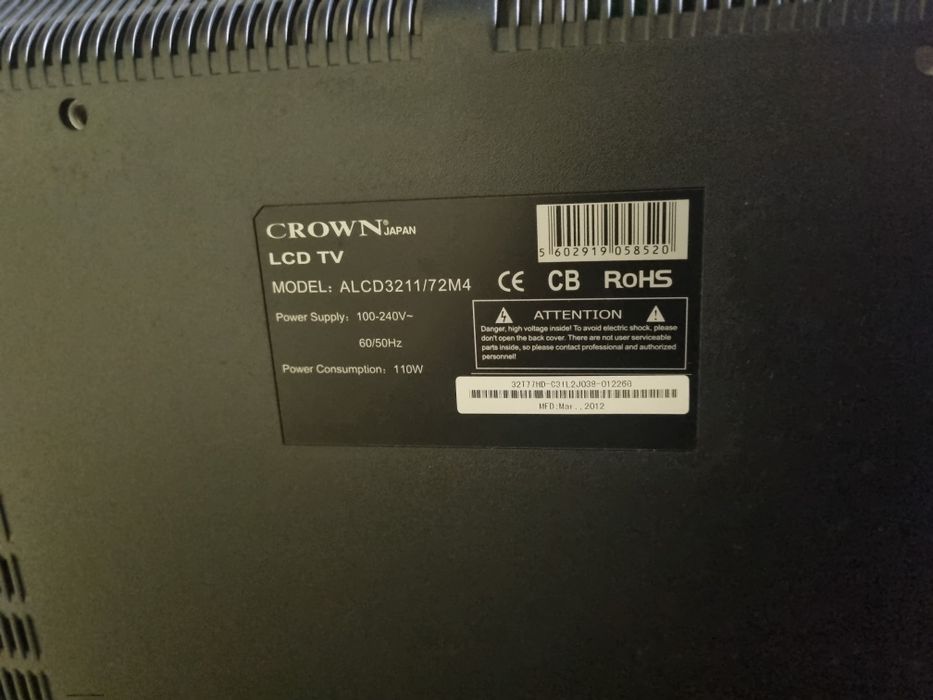 Tv Crown LCD 32"
