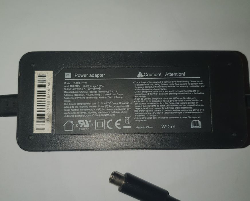 Carregador Xiaomi /  Ninebot original