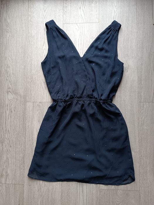 Sukienka damska elegancka zwiewna wiosna lato 36S MANGO wesele komunia