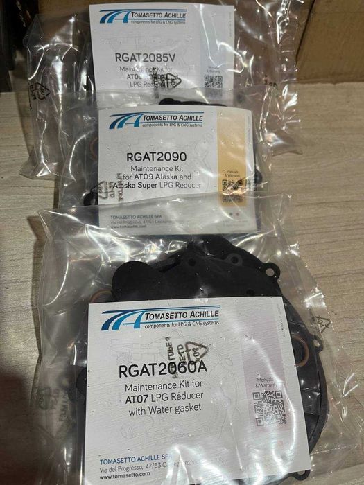 Ремкомплект редуктор гбо АТ07 АТ09 Tomasetto Nordic Alaska 2/4пок газ