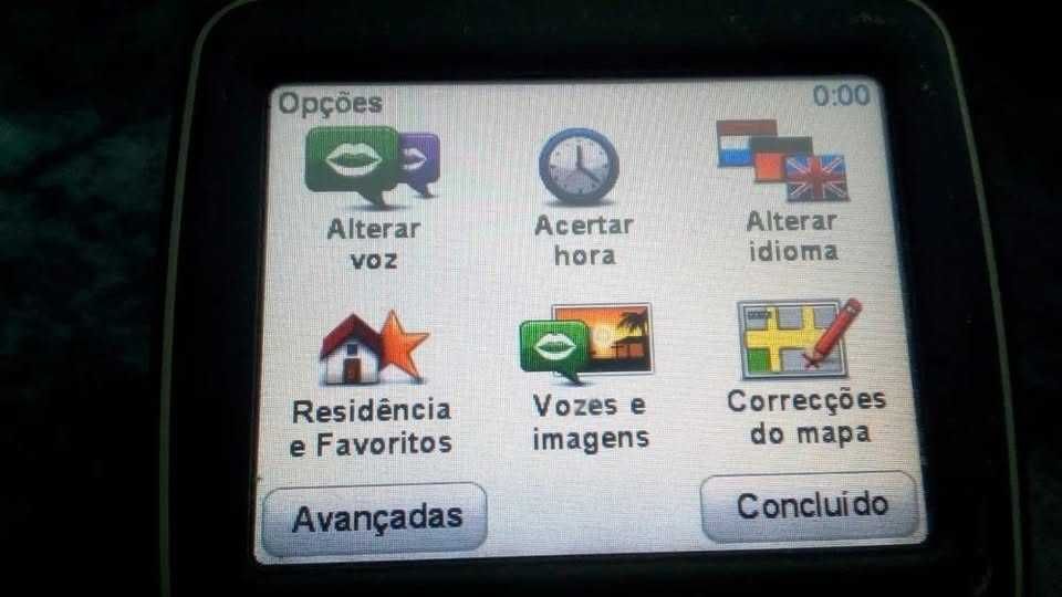 GPS da TOMTOM a funcionar com bateria viciada