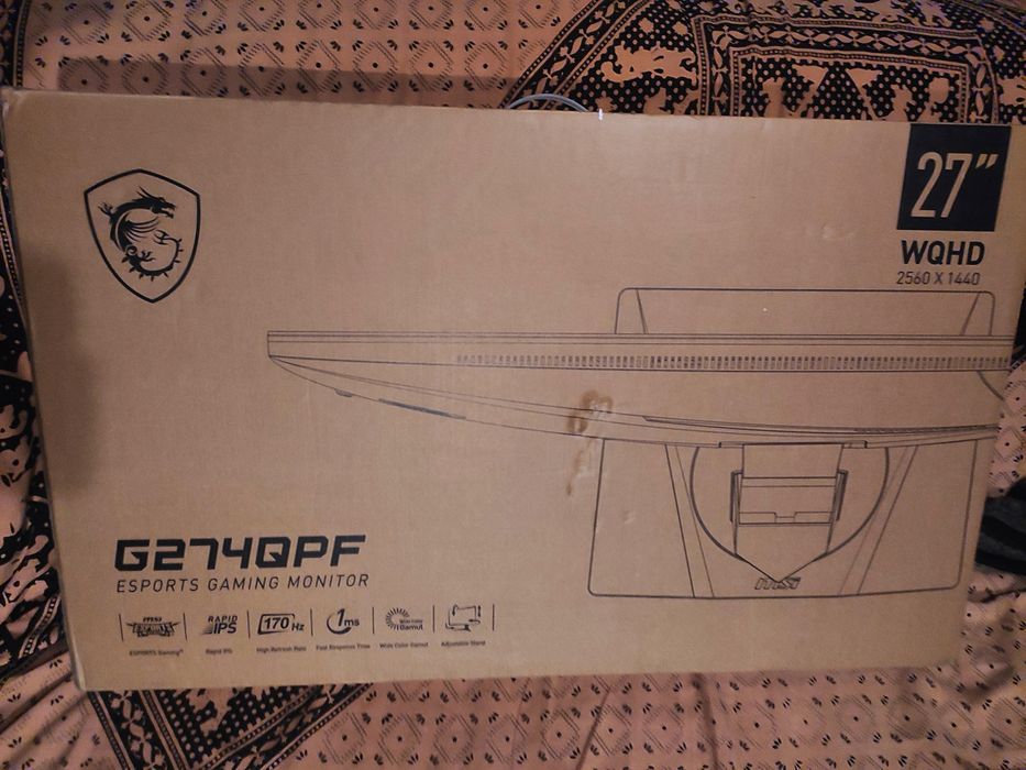 В наявності! Монітор MSI MAG G274QPF 170Hz 2k