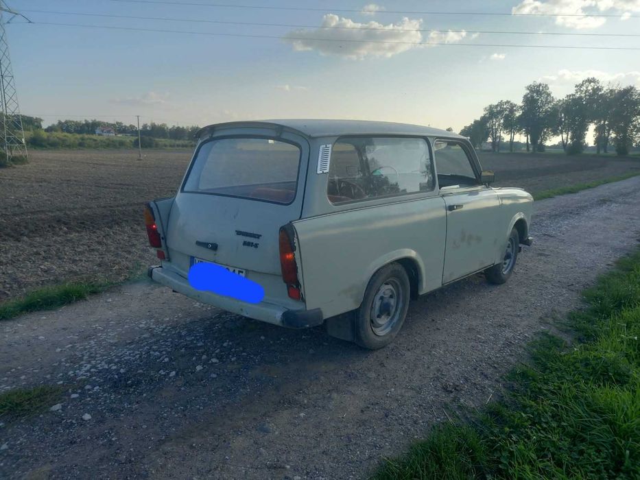 trabant 601, dwusów, zarejestrowany