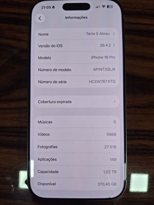 Iphone 16 pro 1T