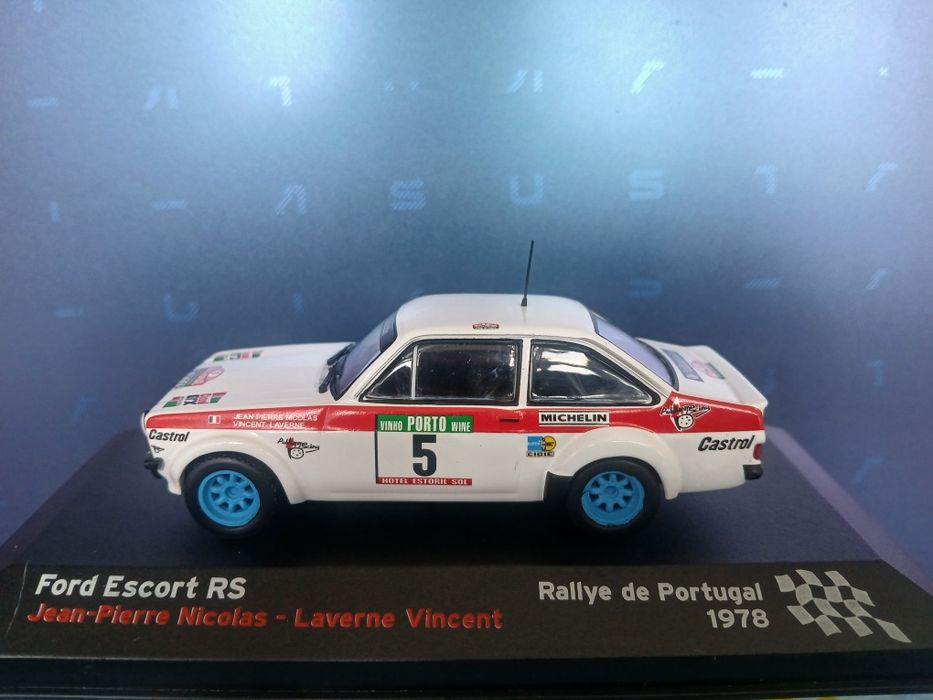 Miniatura 1:43 Ford Escort Rs Jean Pierre Nicolas Rally de Portugal