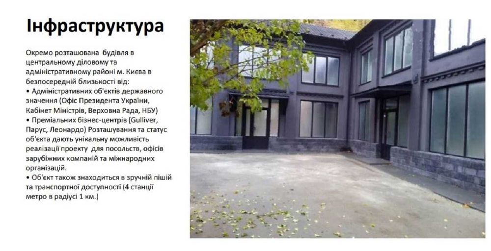 Продаж будівлі 490 м2 Центр вул. Шовковична 34-В Метро БЦ Гулівер