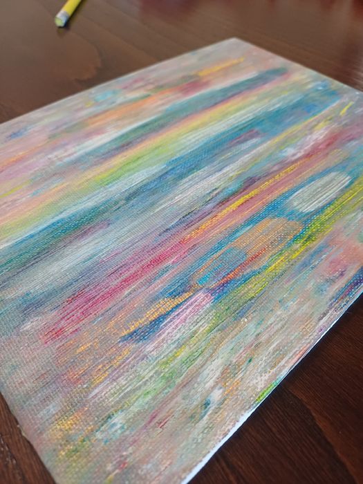 Tela pintada à mão