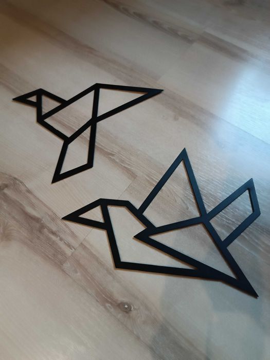 Metalowe ptaki dekoracje