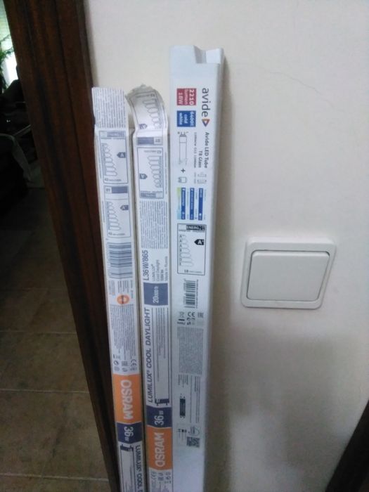 Armação lâmpadas fluorescentes de cozinha teto