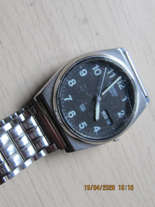 Seiko kwarcowy zegarek męski