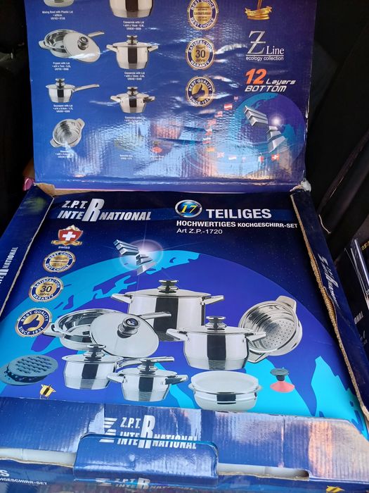 Набор посуду з нержавіючої сталі teiliges zp 1720: 4 099 грн