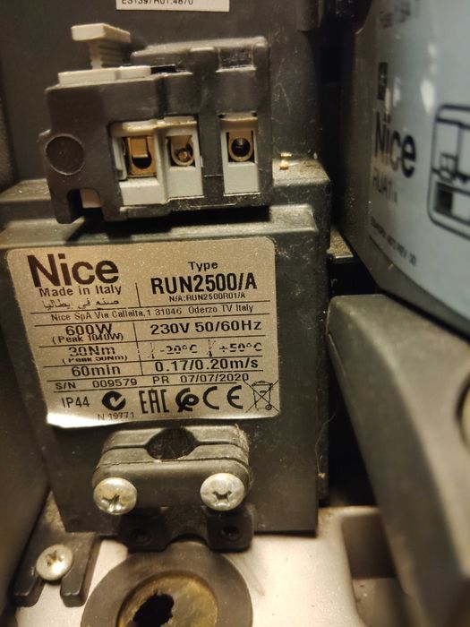 Napęd NICE RUN do 2500KG