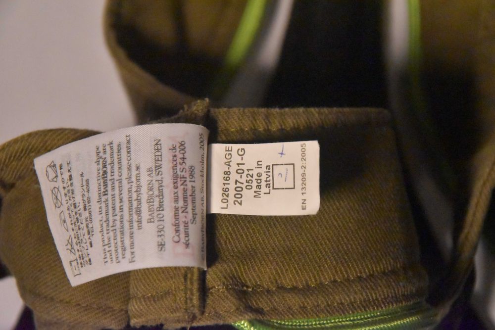 Nosidło BabyBjorn Active zielone