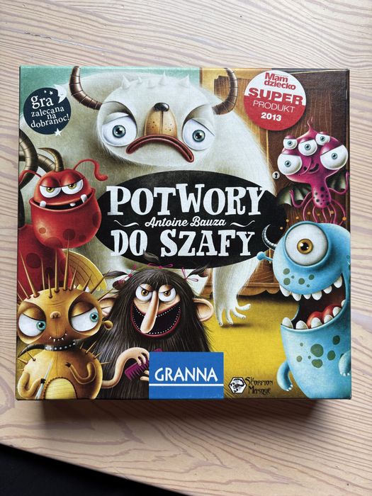 Gra „Potwory do szafy” - Granna- stan bardzo dobry