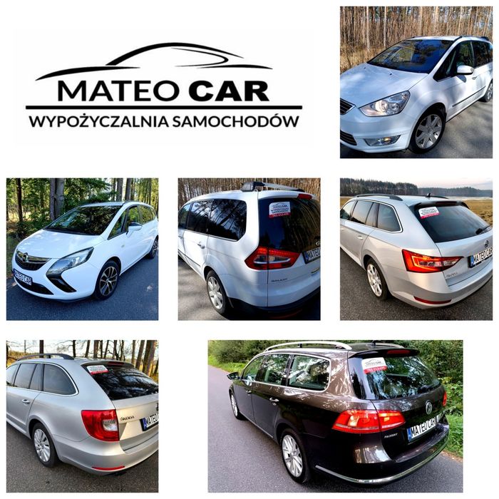 Wypożyczalnia samochodów wynajem Zafira Passat Octavia Superb