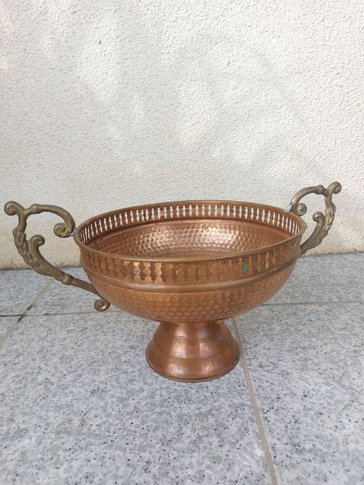 Fruteira em cobre - antiguidade
