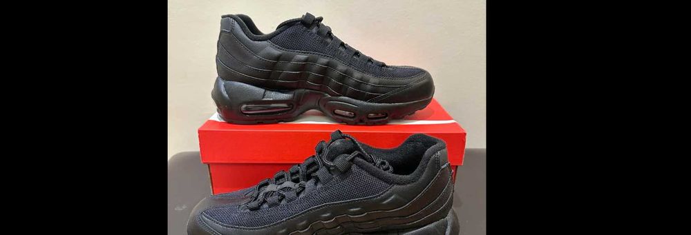 Nike Air Max 95 Essential Triple Black r44