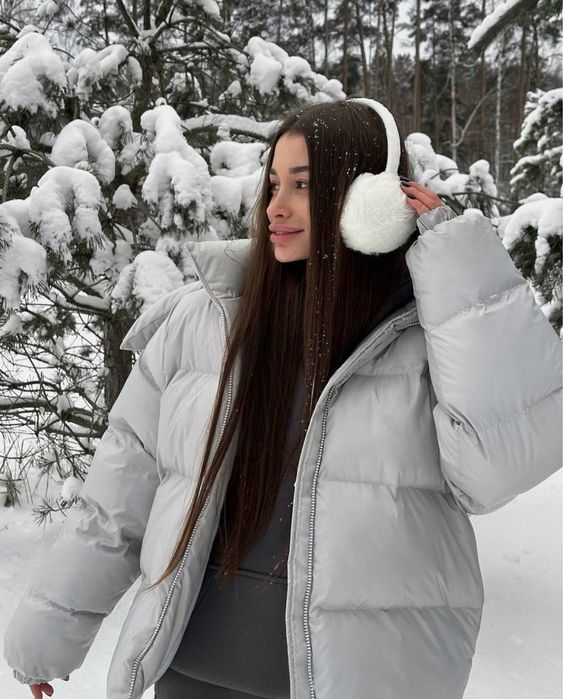 Жіноча Тепла Зимова Куртка с Капюшоном/Женская Теплая Зимння Курточка