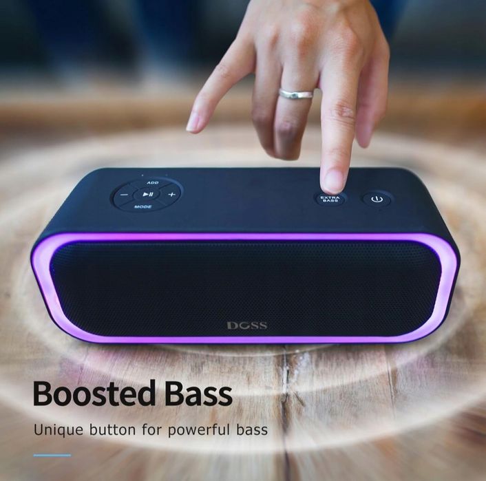 Głośnik Bluetooth DOSS SoundBox Pro 20W Bezprzewodowy Przenośny Czarny