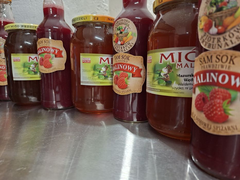 Polski Miód Akacja. Miodowy box. Pakiet 4 x słoik 900ml wysyłka gratis