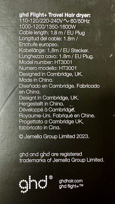 Фен для волосся GHD flight+