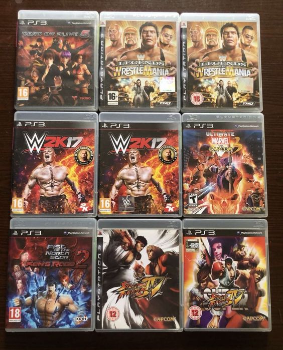 Sony PlayStation 3: Mortal Kombat, Tekken Persona Folklore Kkller is Dead, UFC Valkiria Fight Night Champion, Asuras Wrath Catherine Soul Calibur