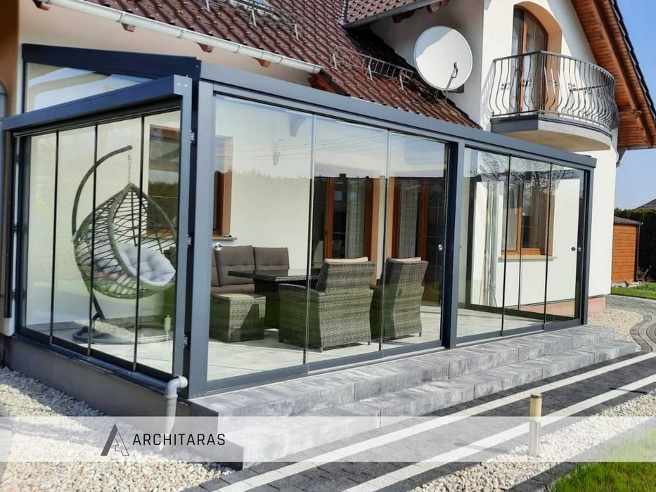 Szklane Drzwi Przesuwne od Producenta – System Szklany na Wymiar!