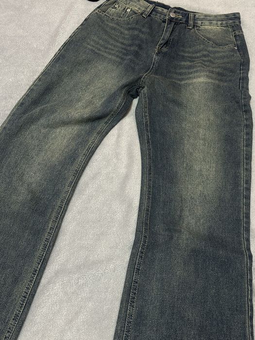 Джинси bootcut темно-синій