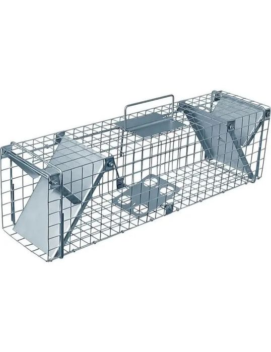 Живоловка 82×21×20 см. Гуманная ловушка для куниц, ласок, крыс, мышей