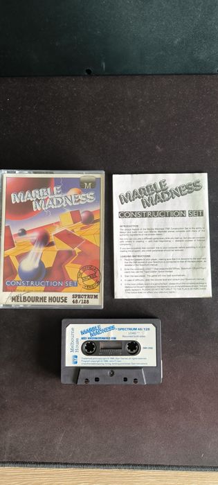 Marble Madness Construction Set (ZX Spectrum - Melbourne House) Edição Big Box