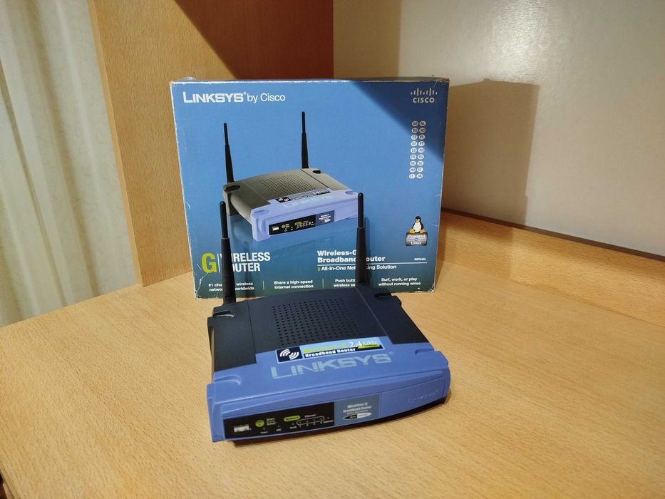 Wi-Fi роутер маршрутизатор Linksys WRT54GL
