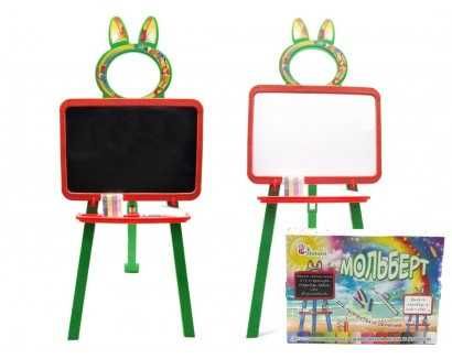 Мольберт дитячий двосторонній магнітний, дошка для малювання, розвитку