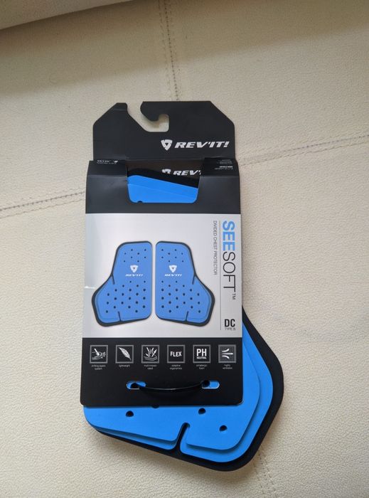 Casaco REV'IT HYPERSPEED PRO Cor Preto/ Azul