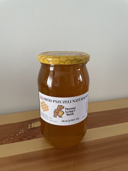 Miód Akacjowy 1,1 kg.