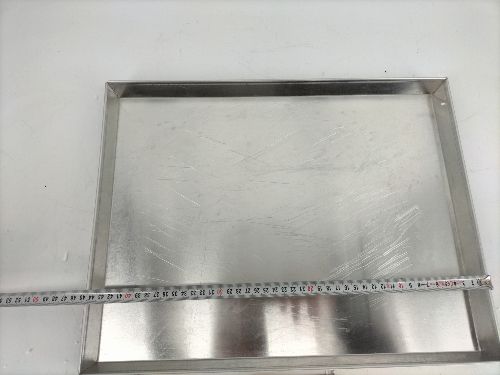 Pentole Agnelli COAL49 / 345 niska, prostokątna patelnia, aluminium 45 x 35 cm