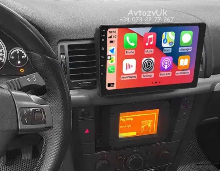 Магнітола ZAFIRA B C Opel ASTRA H G VECTRA C MERIVA CarPlay Андроїд 16