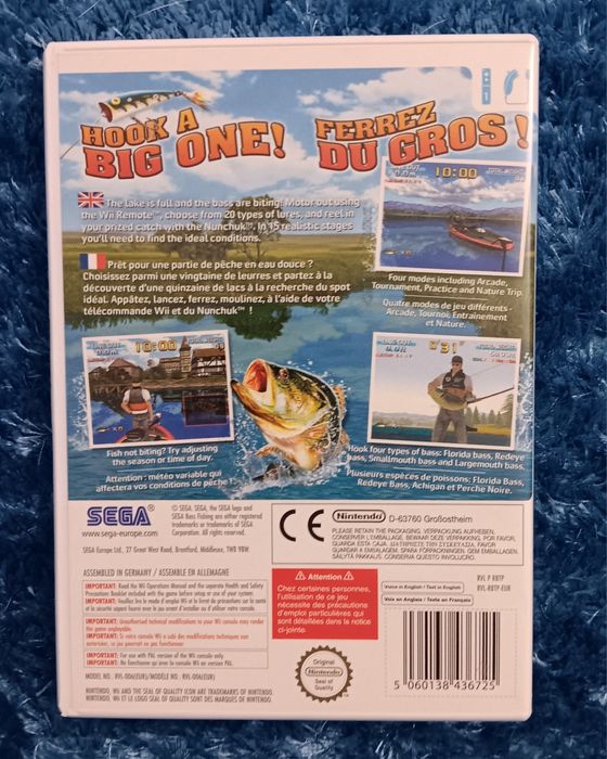 Sega Bass Fishing Nintendo Wii