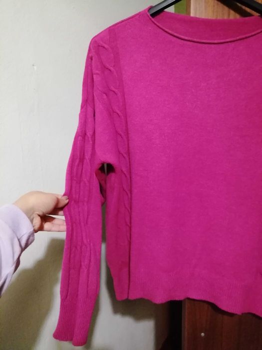 Camisola malha beringela