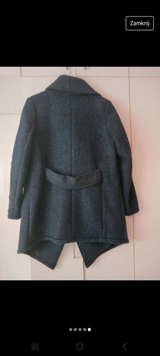 Płaszczyk h&m . Czarno -granatowy
