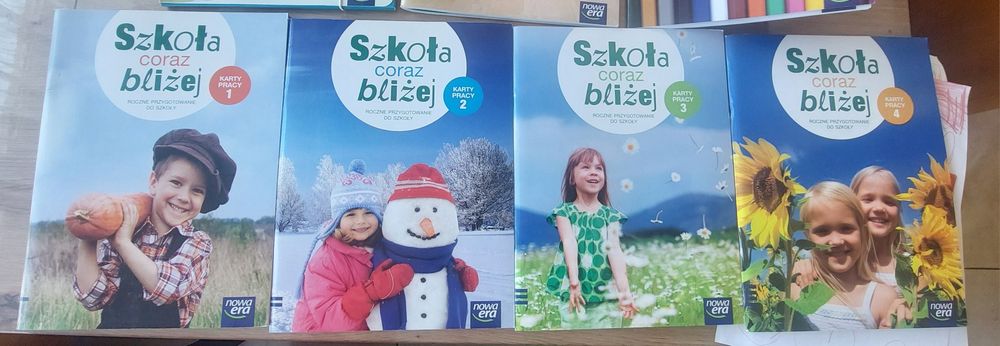Szkoła coraz bliżej roczne przygotowanie przedszkolne Nowa Era sześcio