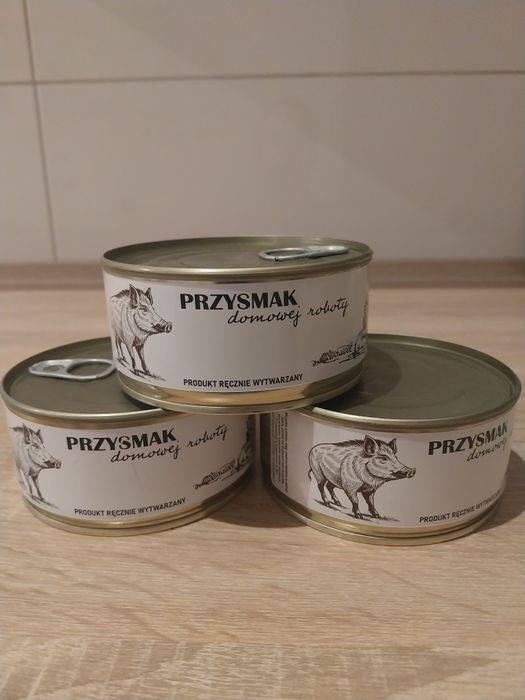 Konserwa z dzika 3szt