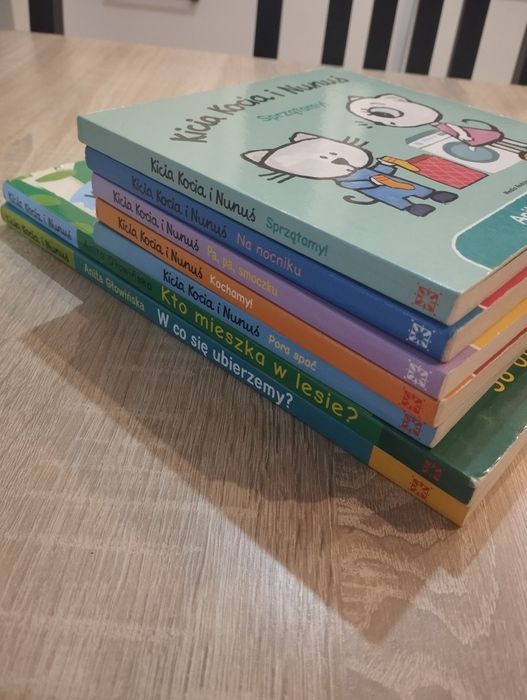 Książki z serii Kicia Kocia i Nunuś