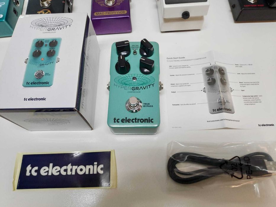 TC ELECTRONICS HYPERGRAVITY COMPRESSOR - NOVO SEM USO