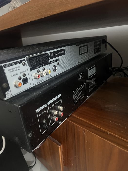 Amplificador Sony+Leitor CD/DVD Sony+Subwoofer Yamaha