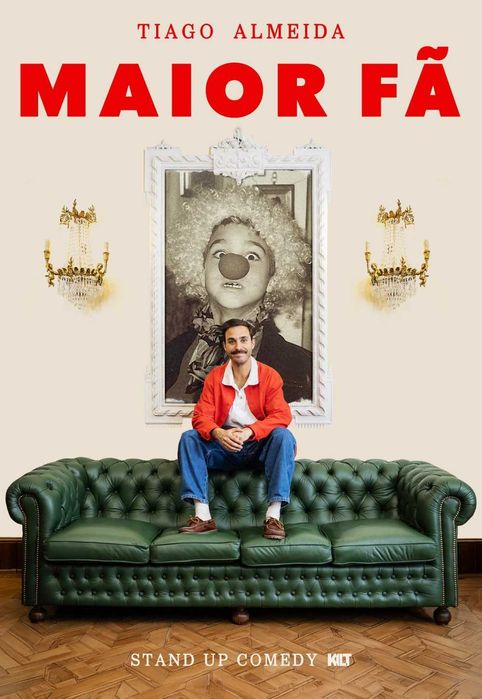 2 bilhetes "Maior Fã" stand-up de Tiago Almeida - 4 nov Porto