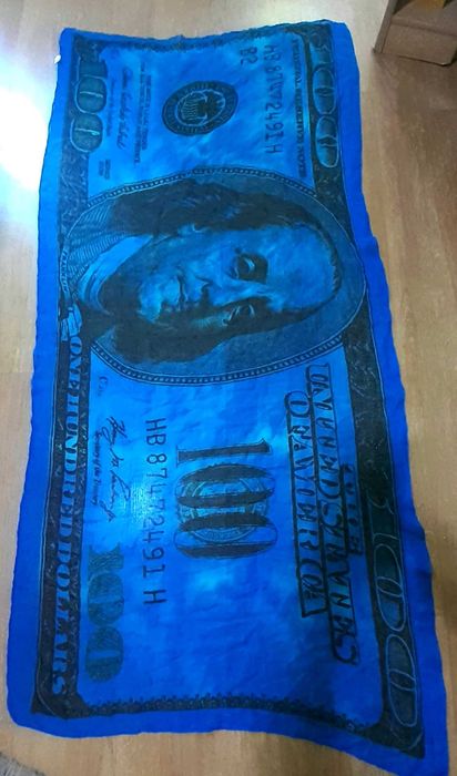Banner ścienny z materiału - 100$ banknot
